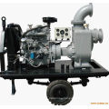 Pump Diesel Engine with Trailer/Diesel Self-Priming Non-Clogging Sewage Pump Set/Hose Pump/Water Pump Set
